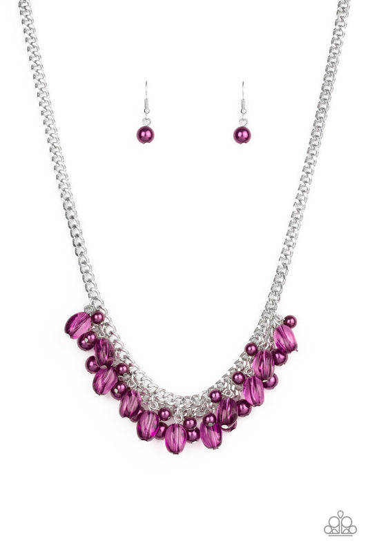 5th Avenue Flirtation - Purple - Paparazzi Necklace