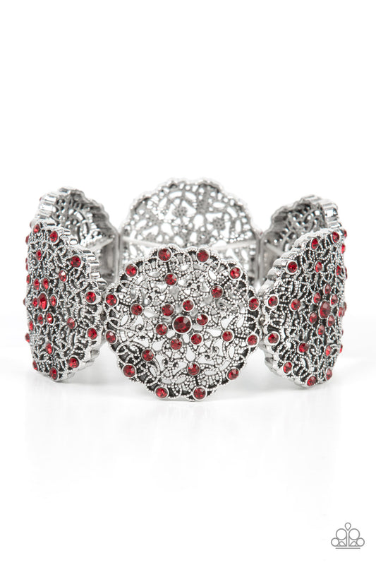 All in the Details - Paparazzi Bracelet - Red